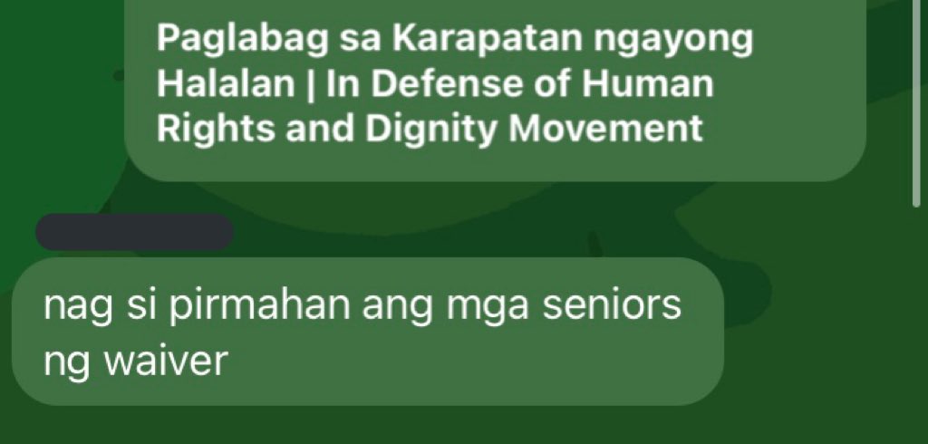 txtinthesoob's tweet photo. theyre targeting seniors who can't vote alone!!!! PLEASE HELP SPREAD!!!! 

#BantayBoto2022 #VoteReportPH #VRPH2022 #Halalan2022 

0030B Cluster 12 MAKATI!!!! https://t.co/O6f9dTA9Ng