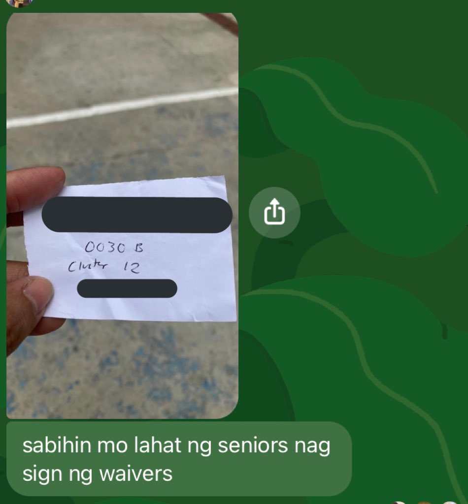txtinthesoob's tweet photo. theyre targeting seniors who can't vote alone!!!! PLEASE HELP SPREAD!!!! 

#BantayBoto2022 #VoteReportPH #VRPH2022 #Halalan2022 

0030B Cluster 12 MAKATI!!!! https://t.co/O6f9dTA9Ng