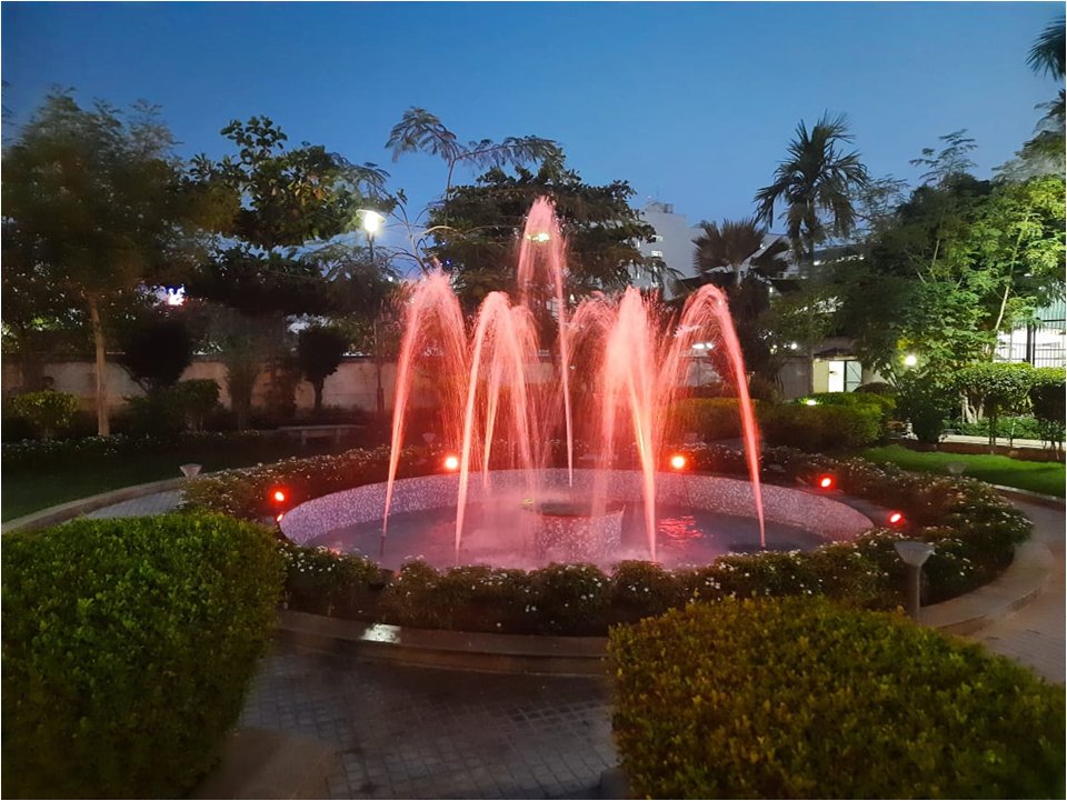 Beautification - Fountain at Rajiv Gandhi Salai (OMR), Karapakkam - Dn -198, Zone - 15 #ChennaiCorporation #EzhilmiguChennai #nammachennaisingarachennai #SingaraChennai2_0