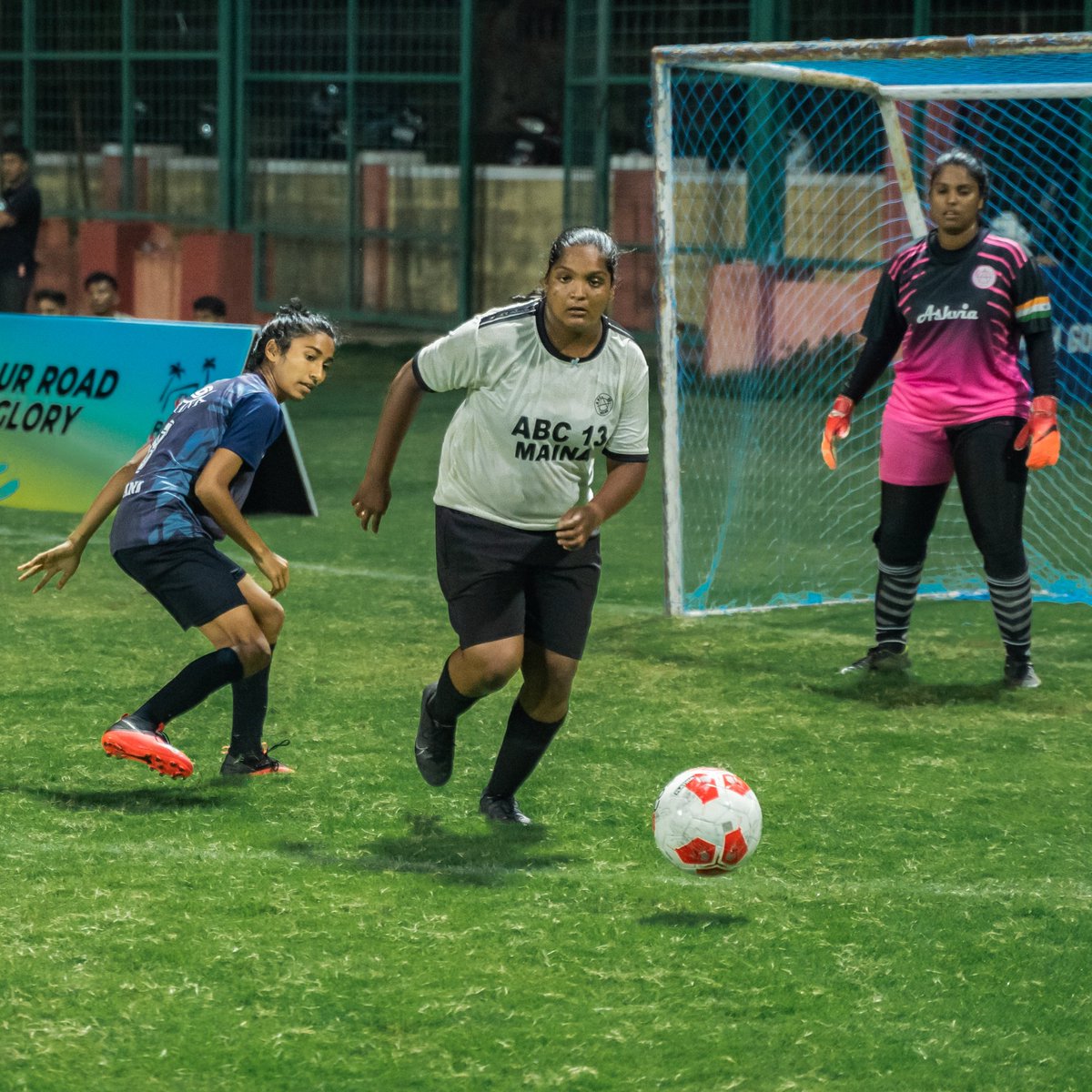 FCGoaOfficial's tweet photo. Action from the final showdown at #Road2Goa 😍

#ForcaGoa #ForcaFans #ForcaWomen https://t.co/Sfcy6KUpL8
