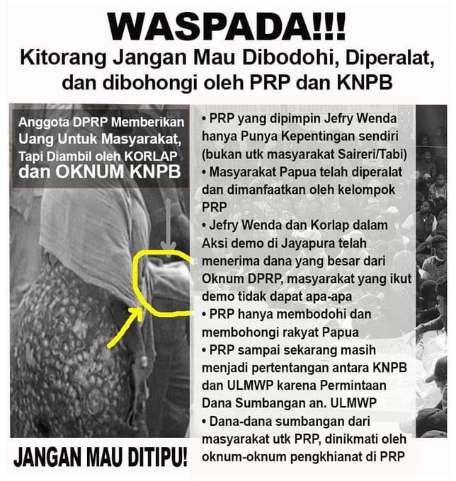 salsabilaa321's tweet photo. Waspada propaganda sesat PRP dan KNPB https://t.co/6WpjsK2tRi