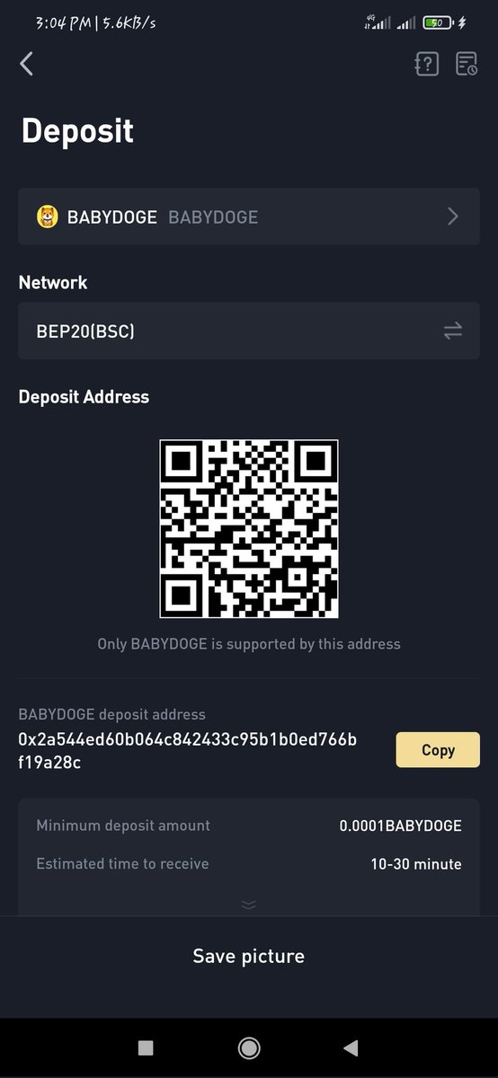CayasLimar's tweet photo. @ChinaPumpWXC Lbank babydoge wallet.
0x2a544ed60b064c842433c95b1b0ed766bf19a28c https://t.co/zYLOz2Jag4