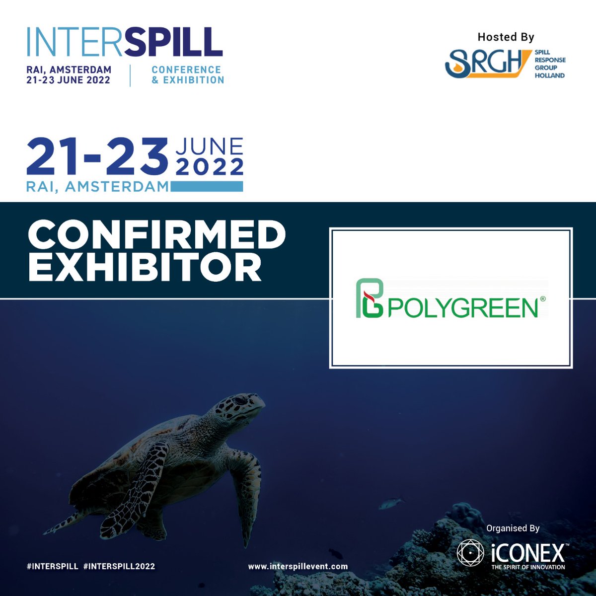 interspill's tweet photo. #Interspill2022 Welcomes #Polygreen as Exhibitor.
#Interspill2022 Europe’s leading oil spill conference & exhibition is scheduled for 21-23 June 2022 at RAI, Amsterdam
#readiness #response #resilience #sustainable #spilltechnology #marinelife #aqua #sea https://t.co/plYwjddIzB