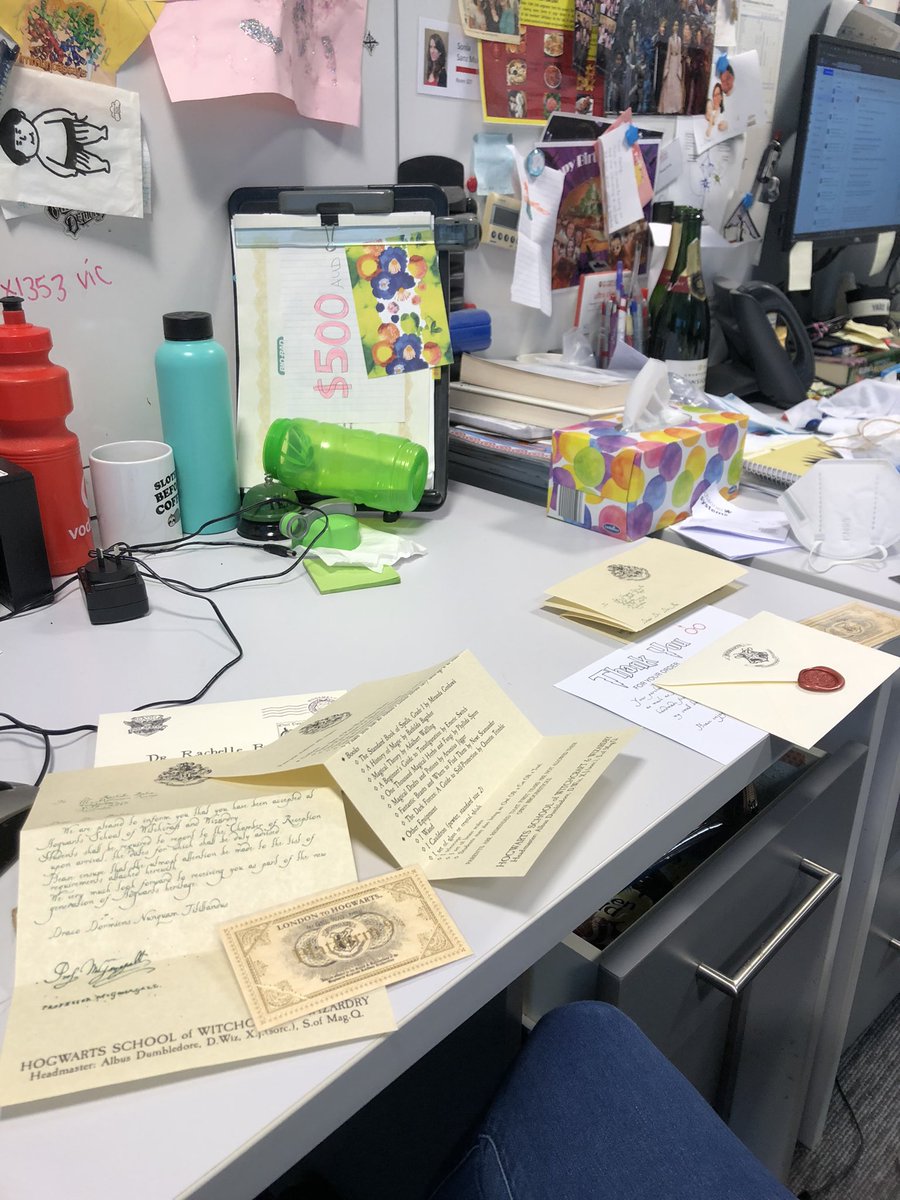 We’re off to 🪄✨Hogwarts✨🪄<a href="/Dzung_doha/">Dzung Do-Ha</a> 🧙🏼‍♀️🧙🏼‍♀️ I always hoped my letter would come once I’d finished all my muggle training 😂 Thank you <a href="/soniusly/">Sonia Sanz</a> for a most heartwarming PhD thesis submission gift ❤️