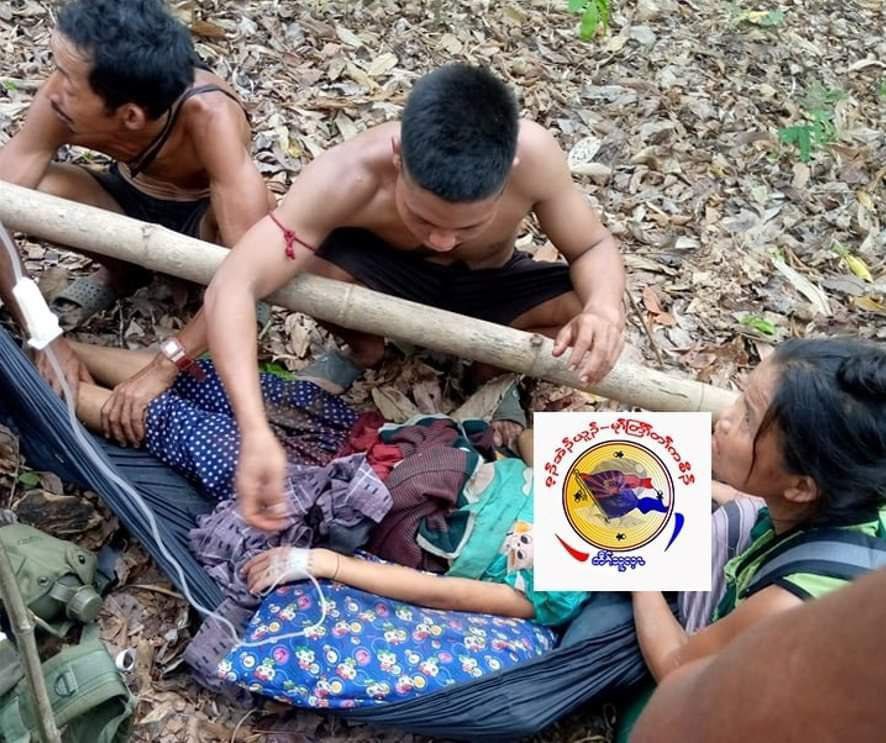 WuitMinn's tweet photo. SAC troops from battalion 408 shelled artilleries for 4 times in Kuseik village, controlled area of KNU brigade 5, resulting in death of a 12 yo girl and injuring of a 16 yo girl. #2022May9Coup #US_SanctionMOGE #WhatsHappeningInMyanmar https://t.co/UTm2WxU3u2