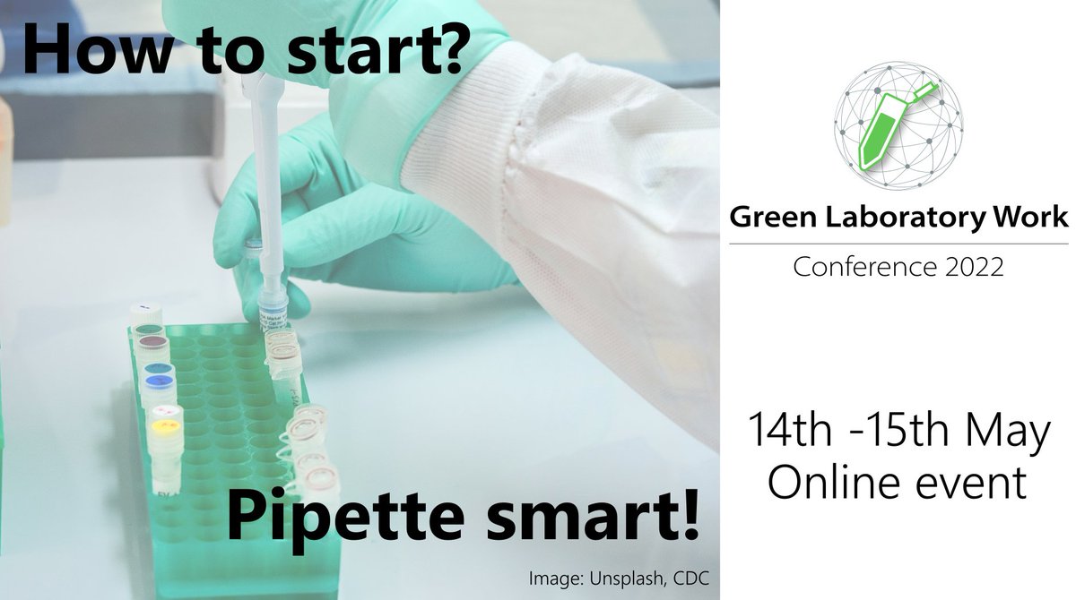 You wonder how to contribute to make science more sustainable? One way is to think about your pipetting scheme before conducting your experiment. That could save plastic waste and maybe even make your lab work smoother. 
#Sustainability #Green #Laboratory #Conference #GLW