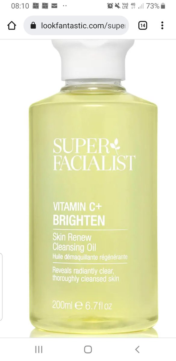 PoppyinLondon's tweet photo. @amandabb__ Super Facialist vitamin C cleansing oil. Really nice scent, skin feels soft and moisturised. Lasts for ages. https://t.co/zWXpf3XdtQ