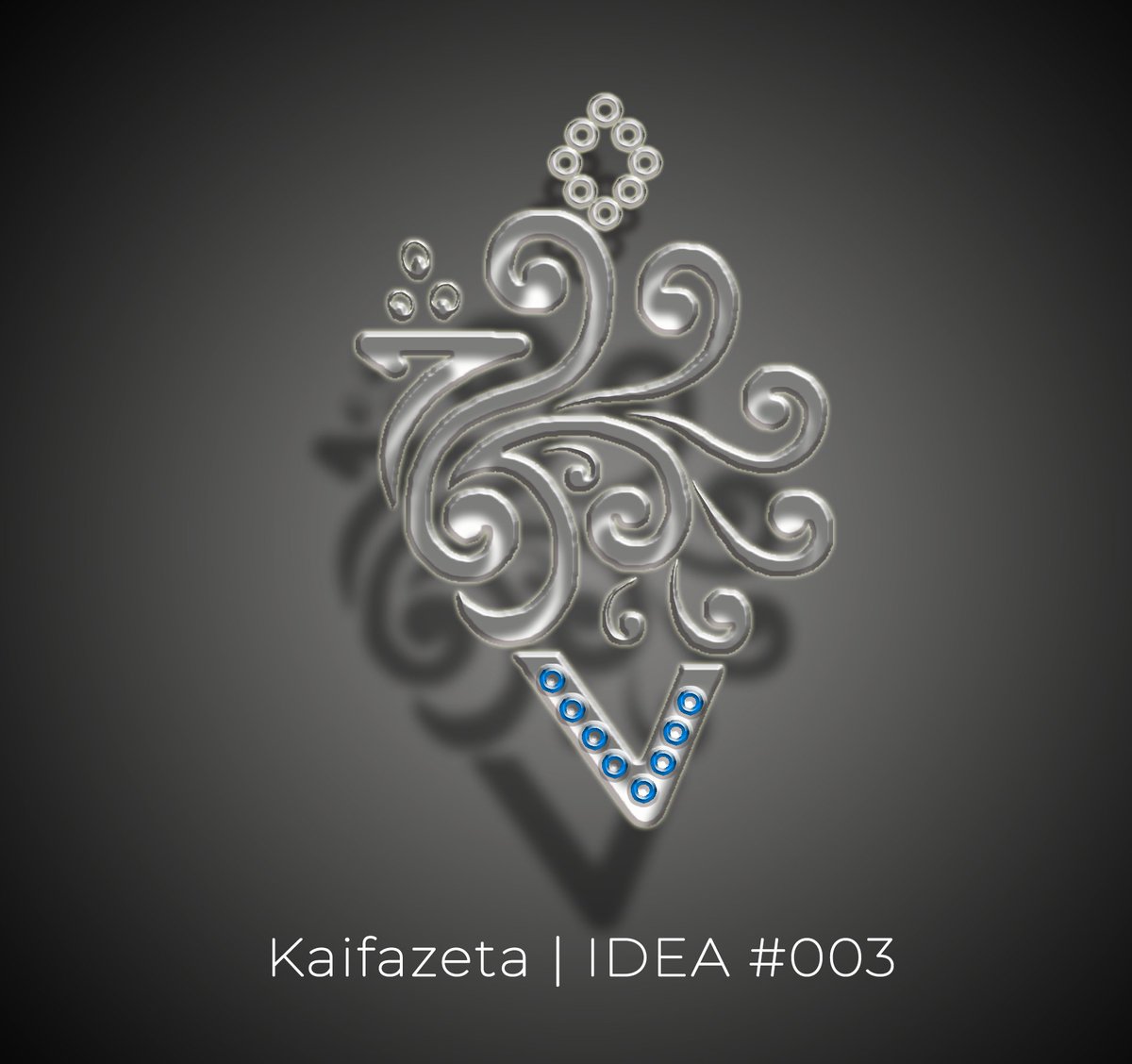 kaifazeta's tweet photo. Kaifazeta IDEA 003, The beautiful shape of the threaded shining silver with the row indentation of the blue gems.

Available on @opensea : https://t.co/AZk1f9t33f

#kaifazeta #NFT #NFTdrop #NFTs #nftart #opensea  #NFTCollection #NFTcollectibles https://t.co/v7JHn4ZdHD