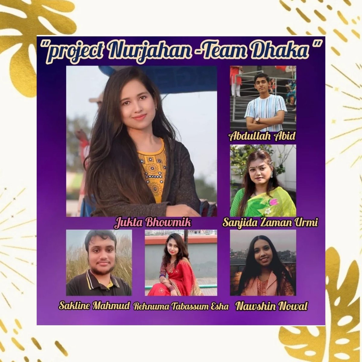 missbd_IT's tweet photo. Meet our 7th "group Dhaka" #proudcity they are working to make their city proud #ProjectNurjahan #Child #NutritionProject lead by Jukta Bhowmik
#youthleader #bestwishes team❤️
#youthdevelopment #socialwork #beautuwithbrains #children #beautywithapurpose #project #nutrition https://t.co/c9lDdlsg50