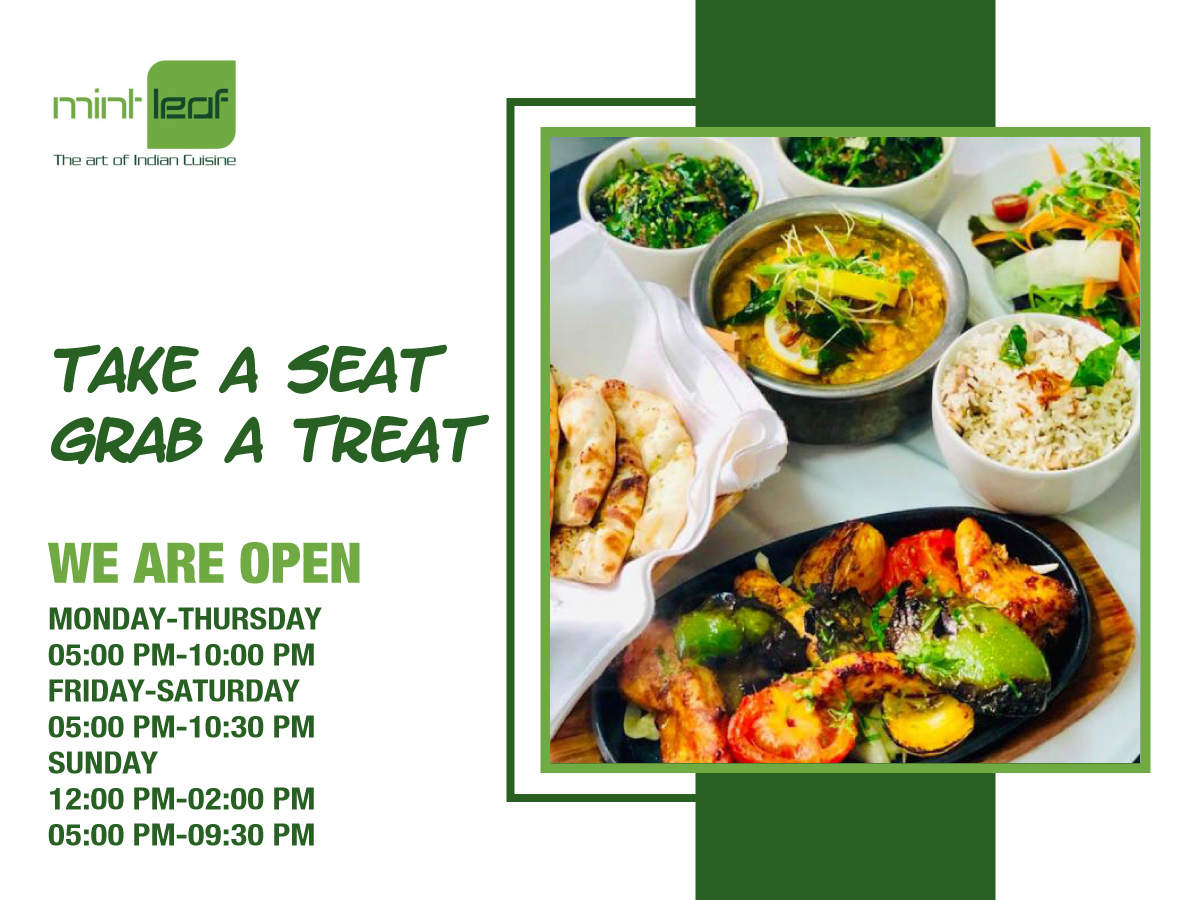 You can never go wrong with a hearty curry dish. Visit our restaurant and enjoy the extraordinary cuisines.  
Make a reservation or place an order online. You can also browse our amazing treats on our website.
#TheMintLeaf | #FlavourfulDish | #AmazingTaste | #IndianRestaurant