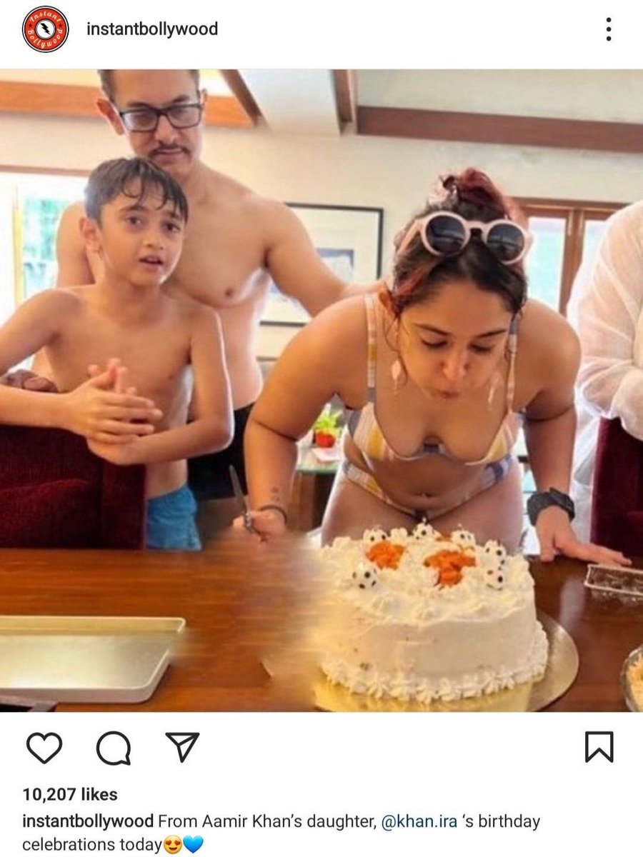 When Taliban is making Burqa compulsory, Aamir Khan celebrated his daughter's birthday like this. 

Then he talk about intolerance in India.