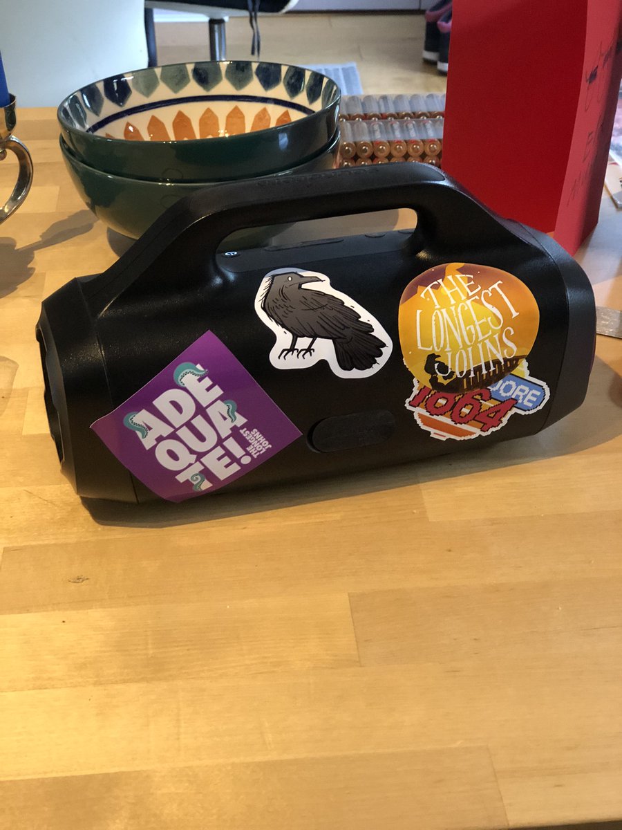 grandvache's tweet photo. @TheLongestJohns according to @LadyPolitic this placement is a hate crime against stickers and you, for which I apologize.  Hopefully we will still be allowed to coma and see you again after this terrible faux pas. https://t.co/GTICYeHPUv