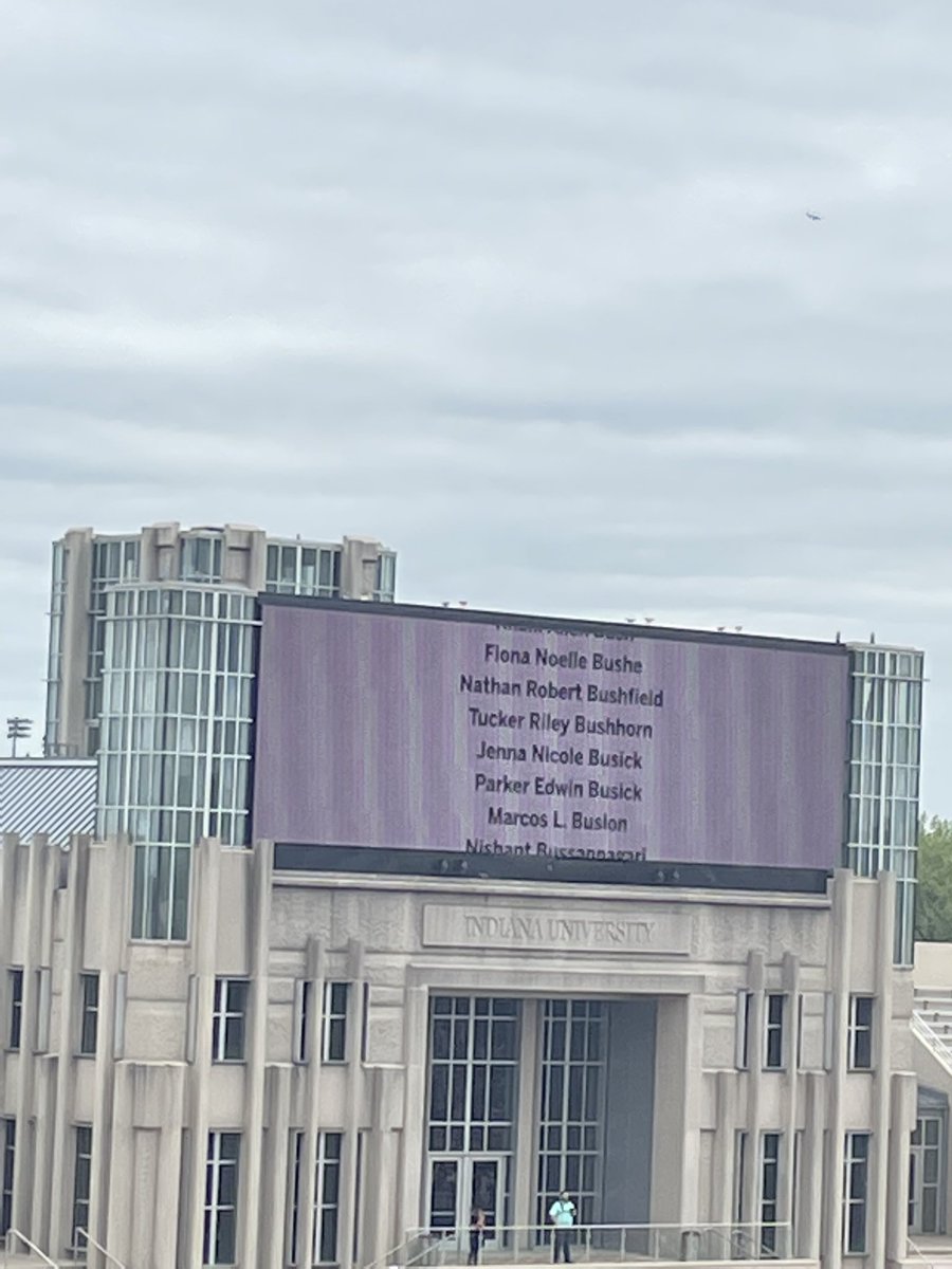 Boilers70's tweet photo. Well it has been 29 years since I was last in this stadium to see my wife graduate.  This weekend I got see Jenna, her roommates, cousins and life long friends graduate from IU. So proud of them all. https://t.co/TrNMuRO0hU