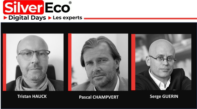 Les #SilverEco Digital Days, c’est aujourd’hui ! Retrouvez à 10h30 la conférence inaugurale avec <a href="/HauckTristan/">HAUCK Tristan</a> Pascal CHAMPVERT <a href="/AssociationADPA/">AD-PA</a> <a href="/Guerin_Serge/">Serge Guérin</a>
Loi grand âge, âgisme, crise ehpad, point complet SilverEco ...
Inscrivez-vous sur : silvereco.org/digitaldays/in…