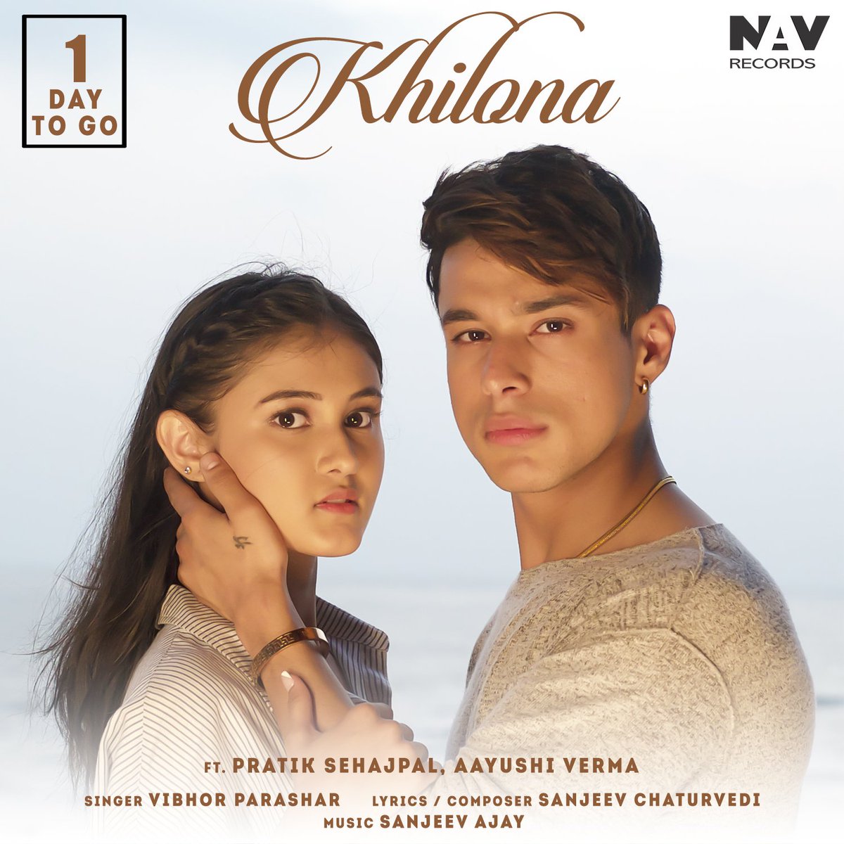 nupuraudioIN's tweet photo. 'KHILONA' 1 Day To Go ❤️
Lets Burn in fire of love &amp; heartbreak tomorrow on YouTube &amp; Instagram Reels ❤️

#Khilona #PratikSehajpaI #PratikFam #AayushiVerma #NavRecords https://t.co/Mt37RwpwBs