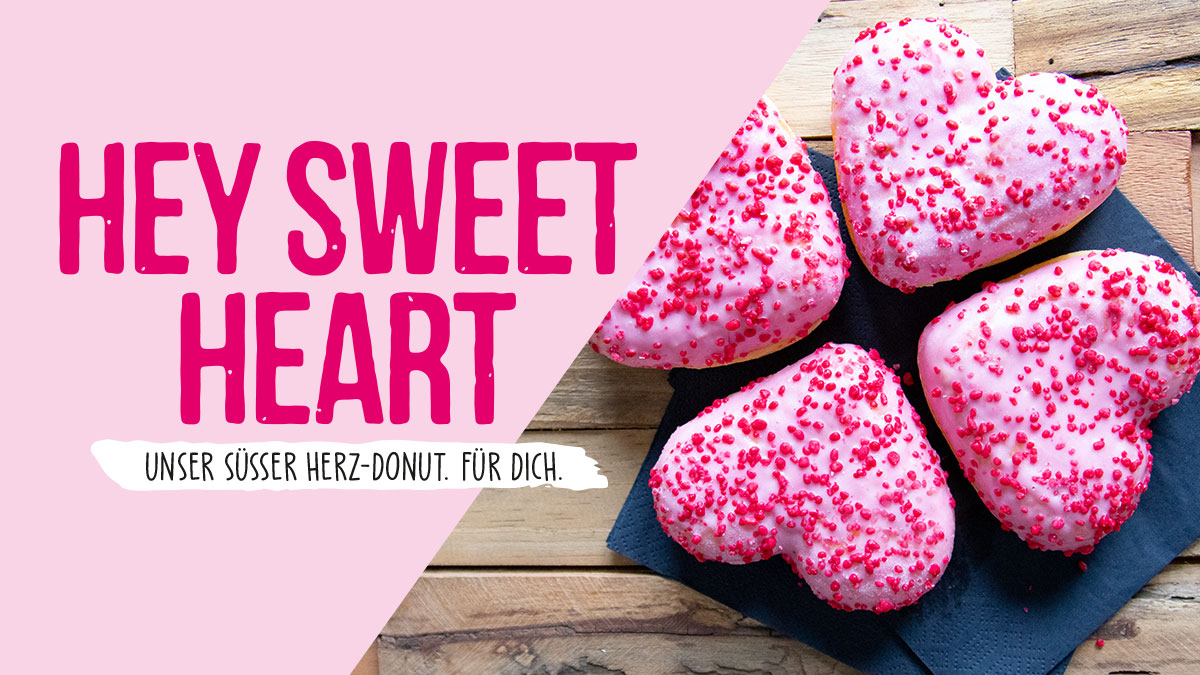 Backfactory's tweet photo. Hey Sweet Hearts 💕
Bei unseren leckeren Herz-Donuts schlagen direkt Herzen höher!
Locker luftige Donuts in Herzform mit leckeren Zuckerstreuseln und rosa Glasur sorgen für gute Laune beim Reinbeißen und sind einfach köstlich.
Jetzt direkt probieren! https://t.co/Blifm62E6v