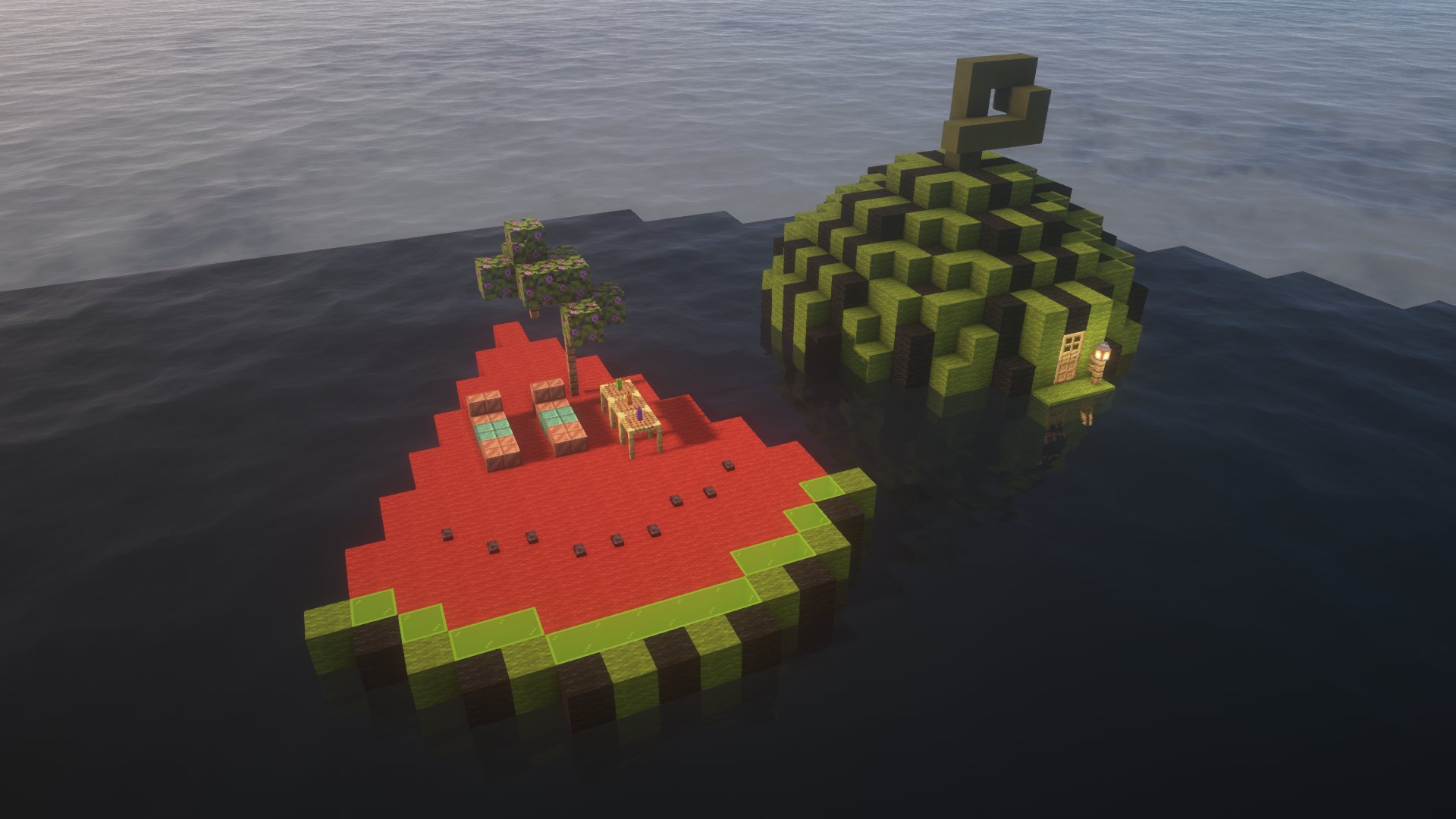 ぼぼてんさん 今日はすいか Minecraft マイクラ スイカ T Co Qsnuhmojex Twitter