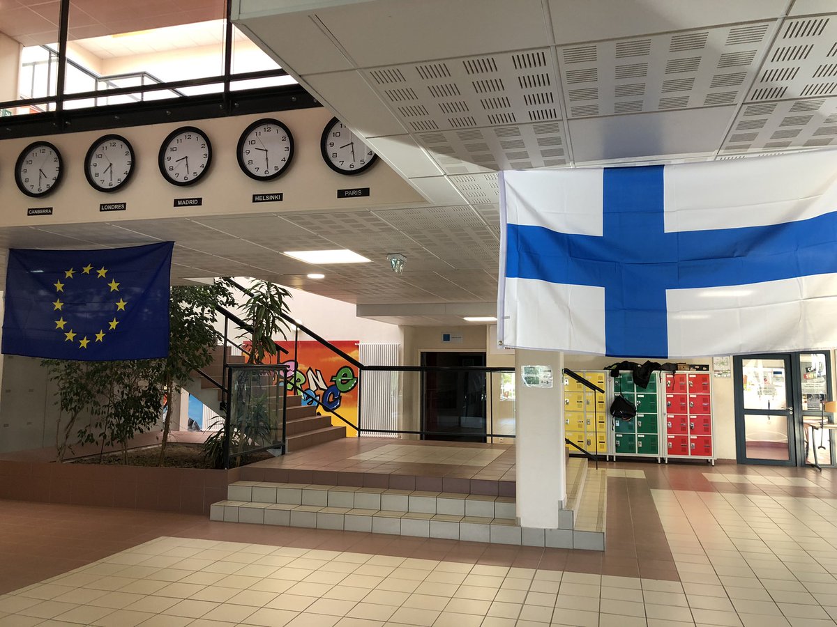 suonenjoen's tweet photo. Erasmus-vierailu Ranskassa alkamassa. https://t.co/7N3U0AdFE6