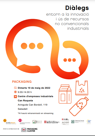 residuorecurso's tweet photo. 📢Sessió PACKAGING dins del Cicle de Diàlegs innovació i ús recursos no convencionals industrials
14 iniciatives industrials
5 projectes de RDi escalables
Normativa i ajuts
Al CEI Can Roqueta (Sabadell)
De 9 a 14h
Presencial
i en streaming: https://t.co/7WR1qsEvBL
T'esperm‼️ https://t.co/KgOyMdGLqF