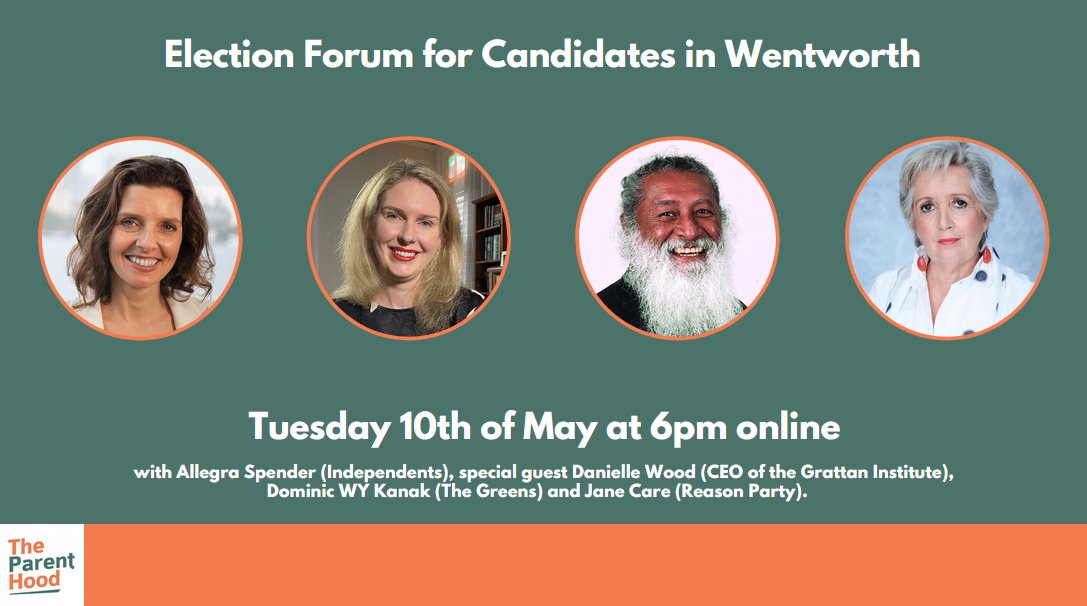 georgiedent's tweet photo. Good news! @JaneCaro will join our #Wentworth Election Forum tomorrow night. Come along & talk all things early childhood education & care! #AusVotes2022 #OzEarlyEd #WomenVote #ParentsUp
https://t.co/E37QA3bqhY https://t.co/RTgoBKY4x0
