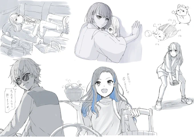 突然思いついて衝動描きした落書き①

※prsk×ジ〇リ パロ
#prsk_FA 