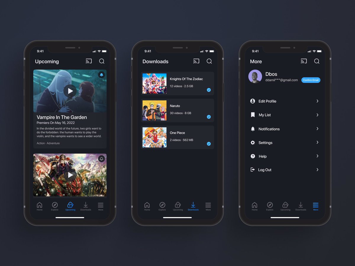 dbos_dd's tweet photo. Here’s some screens from an anime streaming app I’m currently designing

@Ayoolafelix @deesignar @itzareous @dnaijatechguy @tobi_amodu_ @untitledsgnrs @producta_ @AJ_Ayanbisi @peterondesign @emaike_ @designedbyMofi @Joe_brendan_ @Nabhel_ @ozenua_uiux @mistallogik @Brightmacdsg https://t.co/MsvEqofGnq