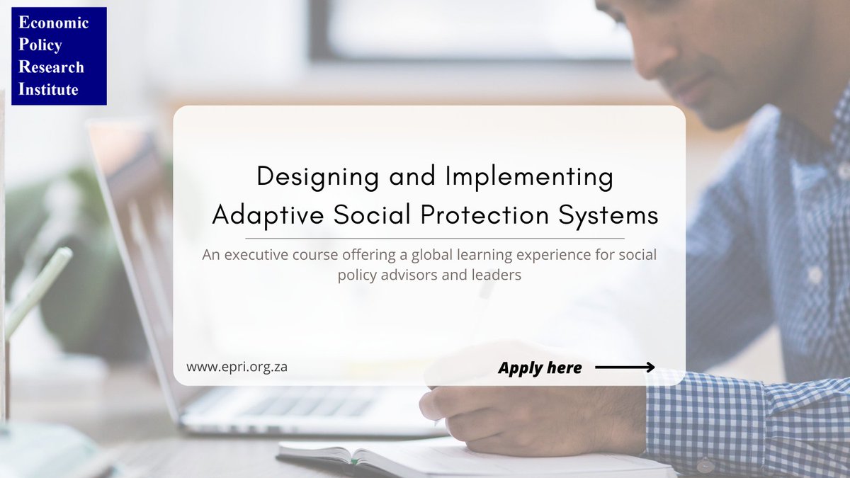 EPRI_SA's tweet photo. Apply now for a global learning experience with more than 100 social protection practitioners in Cape Town.
FIND OUT MORE AND APPLY:
🔗 Brochure: https://t.co/WXxEXCzwIA
📌 Apply here: https://t.co/llBHj5OxFo
#socialprotection #capacitybuilding #learning #hybridcourse https://t.co/KMaCLTN1UB
