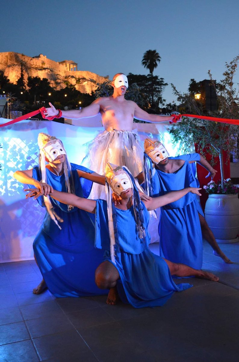 YianHon's tweet photo. @FlakPhoto From the performance “Medea and other friends I made in Athens”, playing in Athens, Greece. https://t.co/ZmKiigPOH1