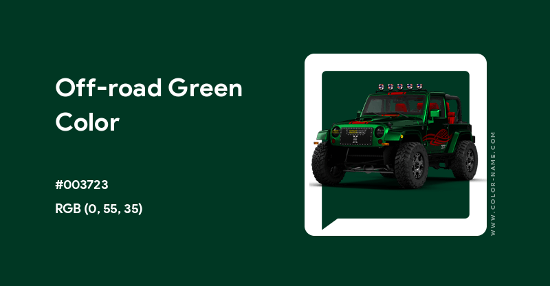 EnsColorClub's tweet photo. Off-road Green Color
#ENS #EnsColorClub #NFT #HexColor #Color
https://t.co/x3iCcb4IGk https://t.co/mmGM9SYJkK