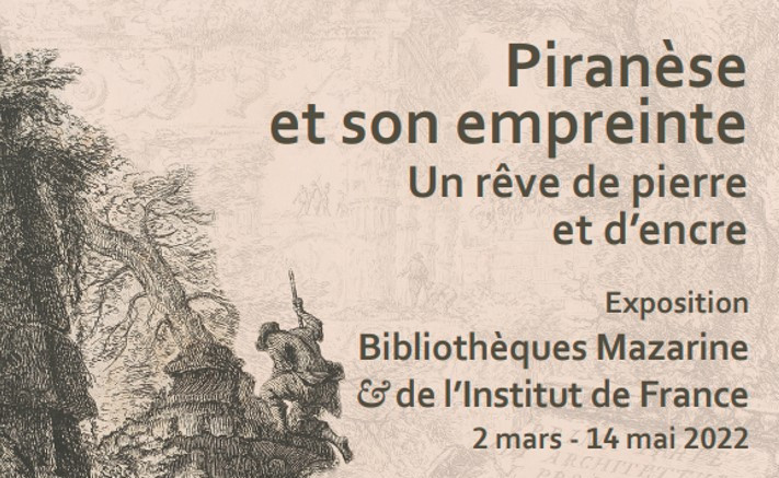 [Exposition]
Il vous reste quelques jours pour découvir l'exposition "Piranèse et son empreinte : un rêve de pierre et d'encre".
bibliotheque-institutdefrance.fr/expositions