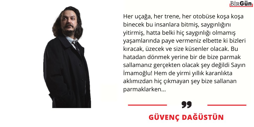 BirGun_Gazetesi's tweet photo. Sayın Ekrem İmamoğlu...
https://t.co/lVnsOiFEyA
Güvenç Dağüstün yazdı https://t.co/QyJ8Dsv2Ji