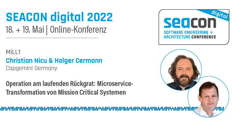 seacon_de's tweet photo. Konzerne haben über die Jahre viele große Monolithen angesammelt. Diese sind erfolgsentscheidend für das tägliche Geschäft, kurz Mission Critical für die Kunden. Doch der Druck steigt, diese zu modernisieren und in eine moderne Architektur zu überführen. 
@ChristianNicuCG