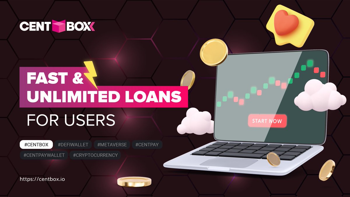 centchain's tweet photo. Flash loans allow crypto users to obtain near-instant crypto loans without putting up any security. Even for novices, it only takes a few minutes to get a fast and limitless loan.

#centbox #defitrading #metaverse #centchain #centpay #cryptocurrency #polkadot #DeFi https://t.co/26ZkLwpOzx