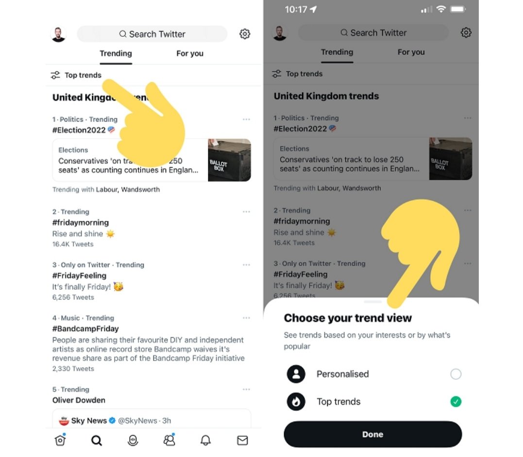 simzdigital's tweet photo. Twitter tests Tik Tok like full screen display format on Explore tab. On the main Trending page,nusers can select personalized or top trends. 

#twitterupdates #SocialMediaManagement #socialmediatips #DigitalMarketingServices #digitalmarketingagency https://t.co/eQcUrSn5T7