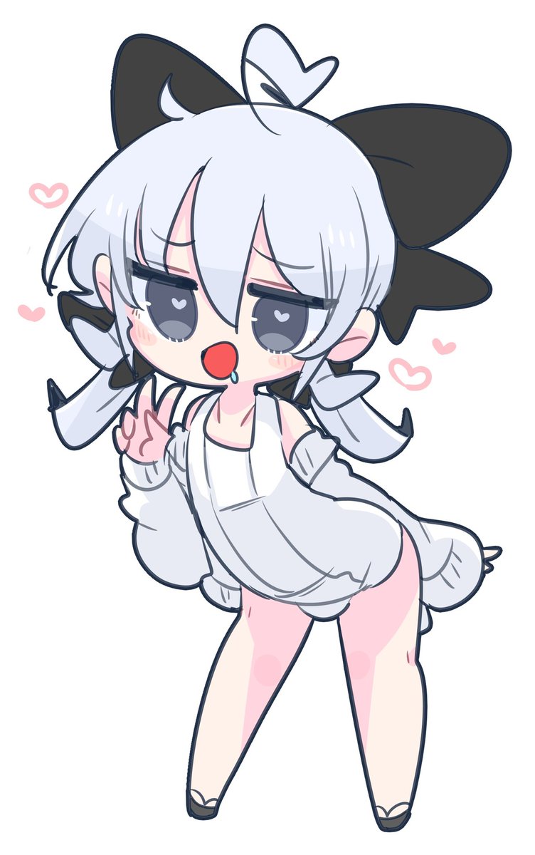 「🤍🖤 」|おぷーナのイラスト