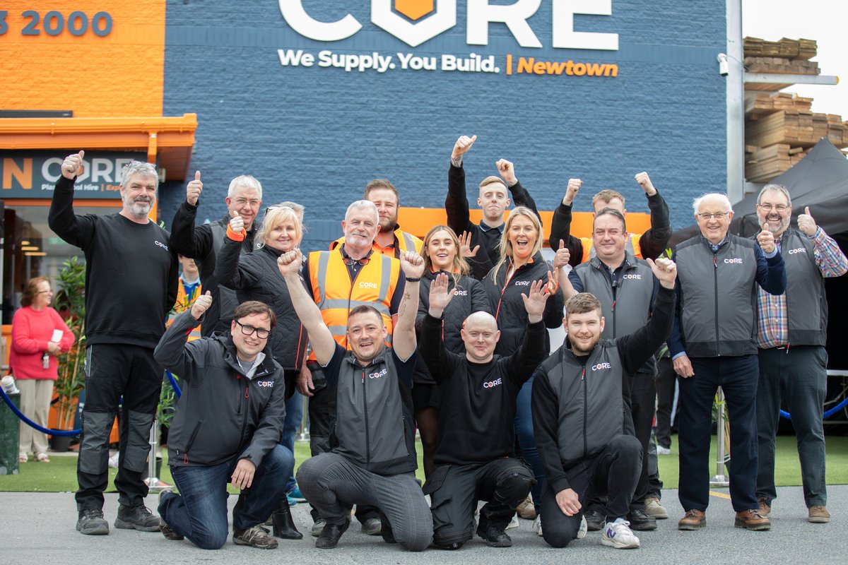 corebuildie's tweet photo. Fantastic launch last Friday at CORE Newtown. Newtown Builders Providers have officially rebranded as CORE Newtown - with a fresh new look and a renewed approach to customer service, but with the same fantastic team and management. https://t.co/lqWIQKTdDw
