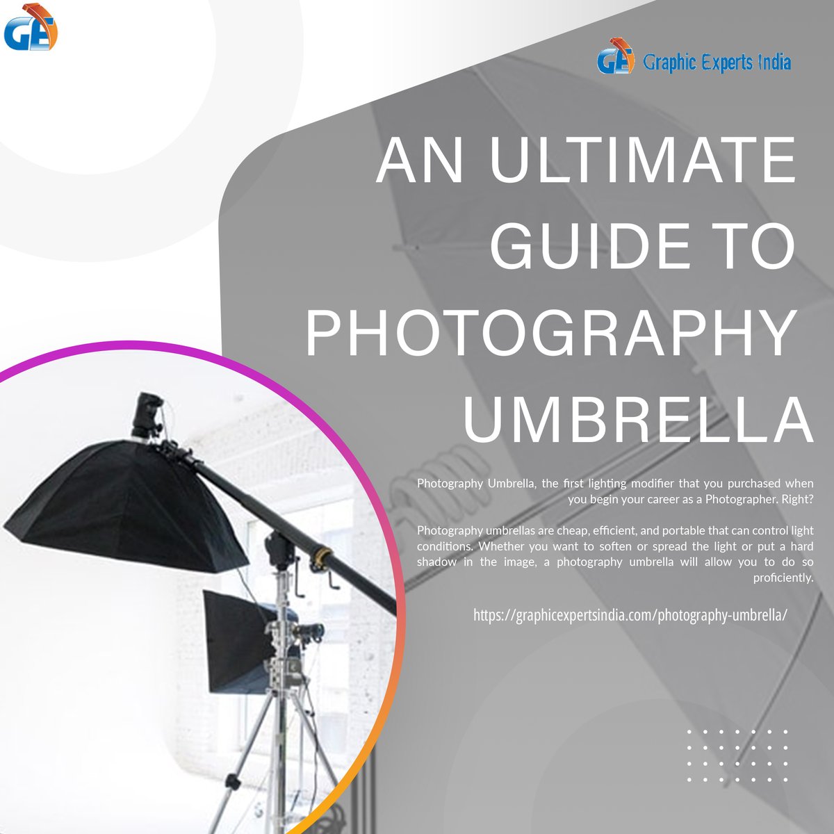 NancyBr32550013's tweet photo. What is a Photography Umbrella?
Here is An Ultimate Guide to Photography Umbrella just for you.

#photography #photographyUmbrella #guideToPhotography #photographytips #PhotographyUmbrellaDetails #photoeditting 

https://t.co/LL8Yde38C8 https://t.co/UoTKGNOzzp
