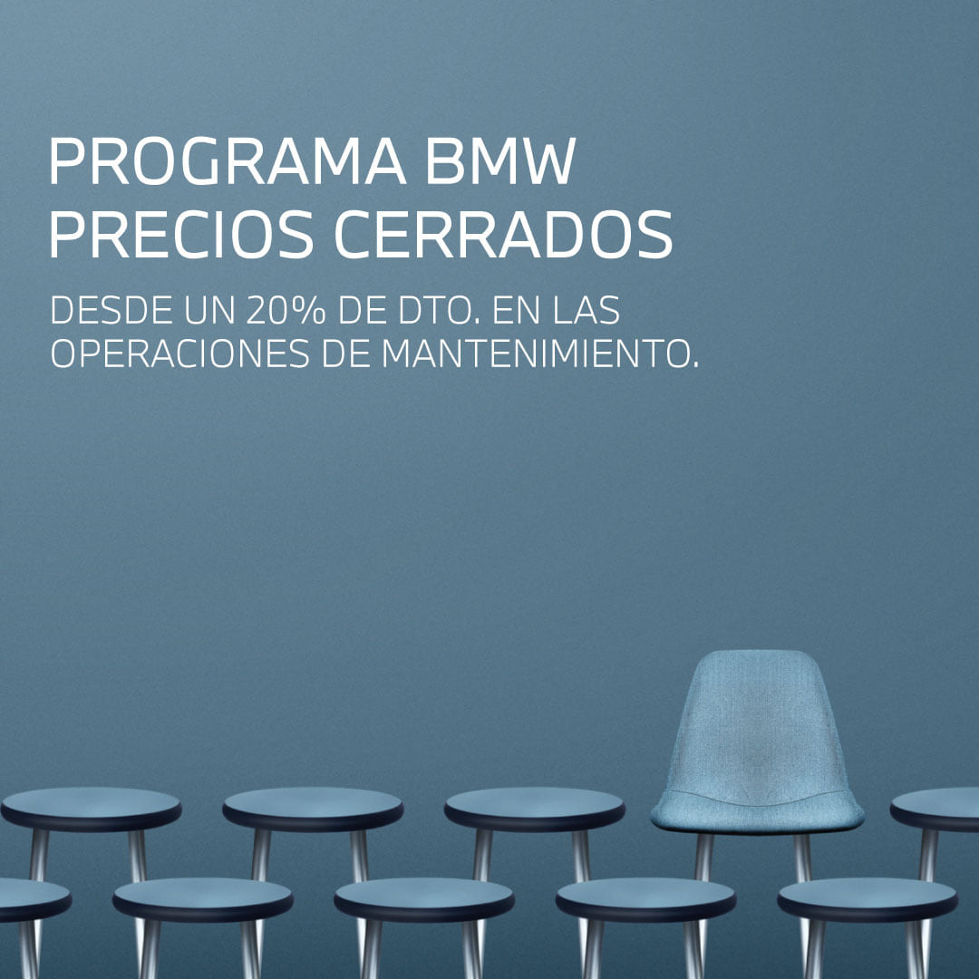¡¡AHORA MÁS FÁCIL!! 🚗
En <a href="/BMWEngasa/">BMW Engasa</a>, 𝘁𝗼𝗱𝗼 𝗺𝗮𝘆𝗼, llévate desde un 20% de #descuento en las operaciones de mantenimiento de tu #BMW.
Con el Programa Precios Cerrados lo vas a tener muy fácil. Tu BMW como el primer día
👉 engasa.es/taller/