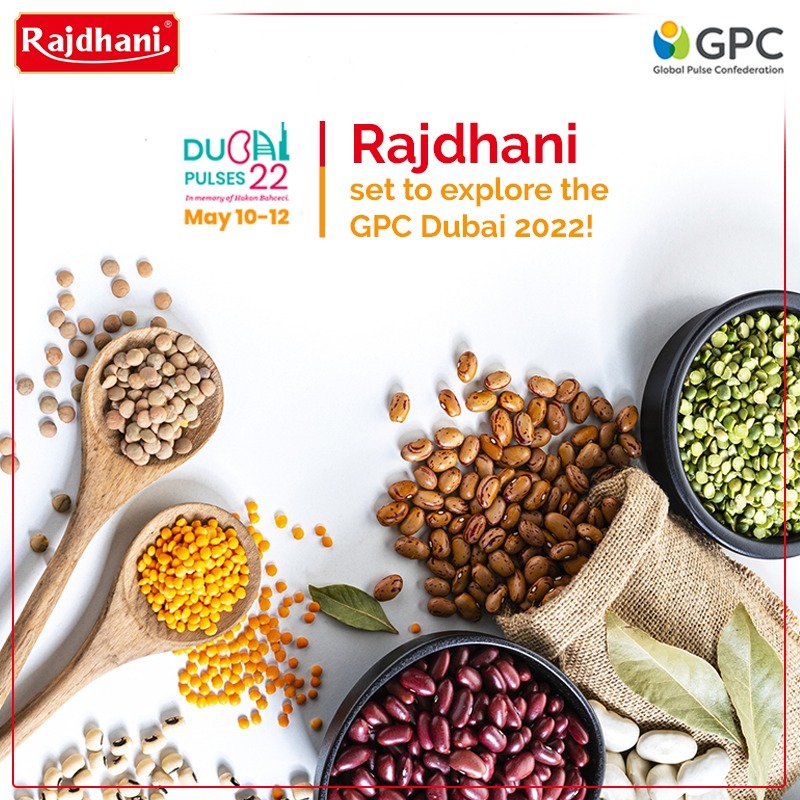 RajdhaniWorld's tweet photo. We're happy to share our participation in the Global Pulse Confederation Conference. Looking forward to having a great networking and strategic discussions around the global pulse market. 

#GPC2022 #GlobalPulseConfederationConference22 #GPCDubai2022 #DubaiPulse22 #RajdhaniWorld https://t.co/nwzM6oQo3S