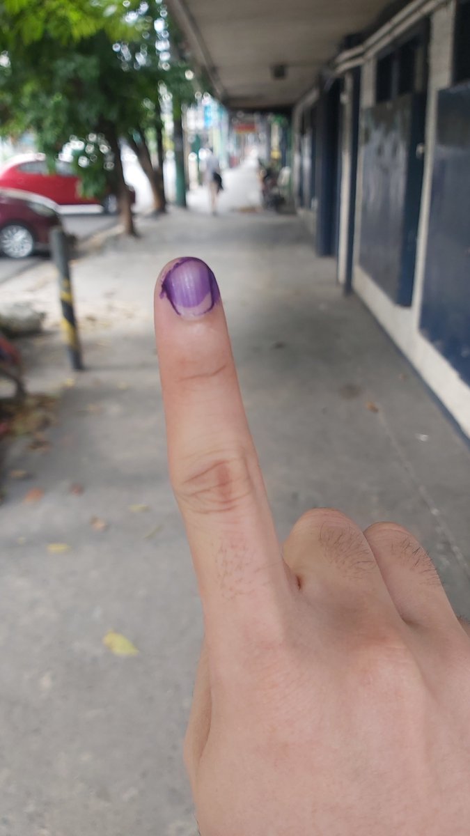 yank_rancy's tweet image. Volunteered all day for peaceful election and traveled a bit long just to exercise my vote 🗳✅
#PPCRV #YouthVote