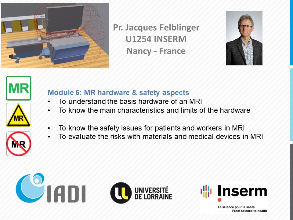 ESMRMB's tweet photo. Wonder about #MRsafety? Prof. Felblinger will give you the low-down!

⏱ One day left to register at early bird fees for our basic eLearning course on practical #MRphysics:

 📝 Sign up now! https://t.co/EmgmI0TLpf https://t.co/5NFJKZLXny