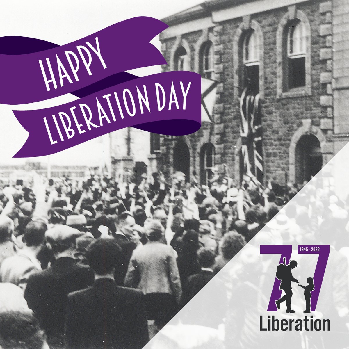 GovJersey's tweet photo. We would like to wish everyone in Jersey a happy Liberation Day!🇯🇪 Today marks the 77th anniversary of Jersey's liberation from German occupation 🙌

@bailiffofjersey https://t.co/Rse1swnWFt
