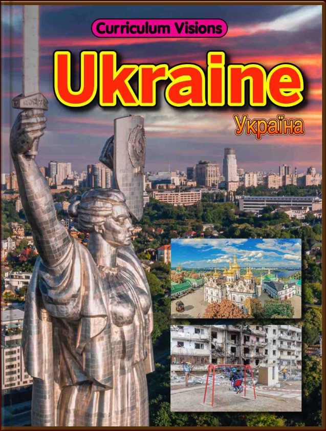 CurriculumVsns's tweet photo. Ukraine book today in the library. If you want material of a suitable level to share with students, we have done this new book as a photojournal, giving you pictures to discuss. Fascinating history. https://t.co/HS1NtiHX4p