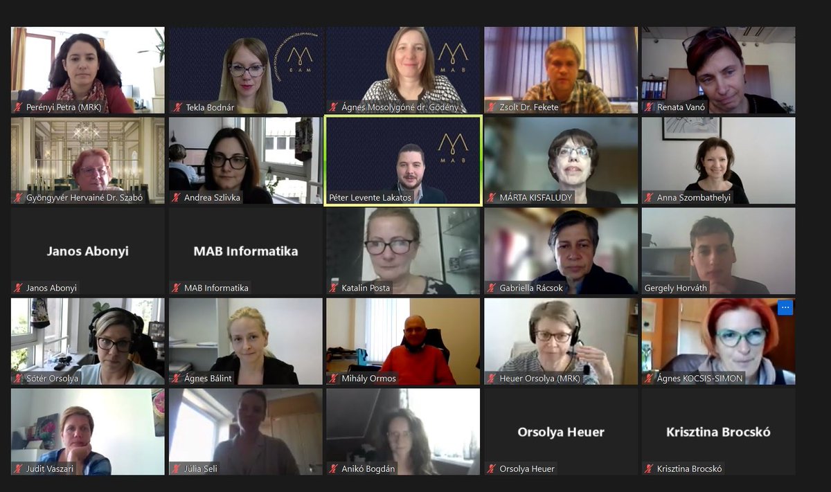 HAC88510916's tweet photo. On May 3, 2022, the MAB organized a webinar, where the main results of the MICROBOL project and the possibilities of its implementation in Hungary were presented. Thanks for the lively discussion of all participants!

https://t.co/2ObIuxAoLB

#microcredentials #MICROBOL #MAB https://t.co/Rlub09Nmm4