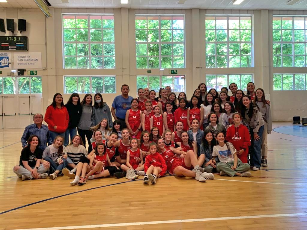 Basketbasko's tweet photo. EMAKUMEZKOEN BIGARREN MAILA

2. Fasea amaitzeko jardunaldi bat falta denean, @Baloncesto_CSI da txapelduna eta emakumezkoen lehen mailara igotzea lortu duena.

Gainera, F4rako sailkatuta @CD_MaristasLog, @Ointxe @MUnibertsitatea eta @AskartzaSaski.

Zorionak! 👏 https://t.co/Tv0hbJibOz