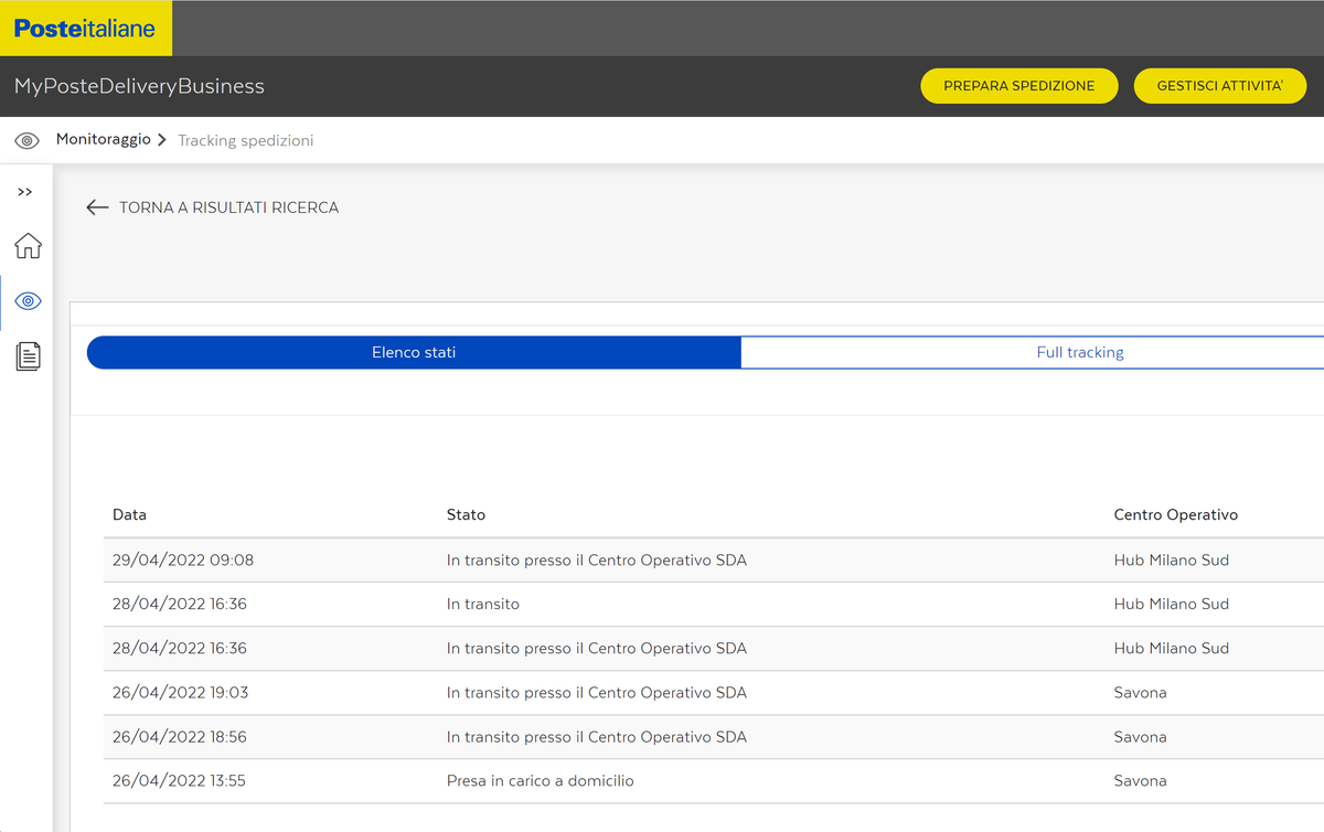 Poste Delivery Business. SERVIZIO TERRIBILE. 10 giorni una spedizione 7UW08FS000002 ferma a Milano e nessuno sa dirci come mai (80081822173). E poi ci chiedete aiutaci a migliorare. Imparate a lavorare ed a ascoltare i clienti

#posteitaliane #poste #spedizioni <a href="/PosteSpedizioni/">PosteSpedizioni</a>