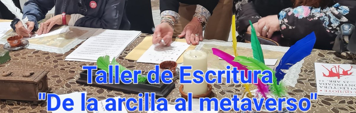 dulaci's tweet photo. Comienza el 24 de mayo.
Taller de Escritura en el Círculo de Bellas Artes de Madrid. @cbamadrid 
Repaso, práctica y creación basado en la escritura desde sus orígenes hasta hoy. 
INSCRIPCIONES: https://t.co/9wN1XRLovz
#STEAM #STEAMPyA https://t.co/TvxgmjWx7A