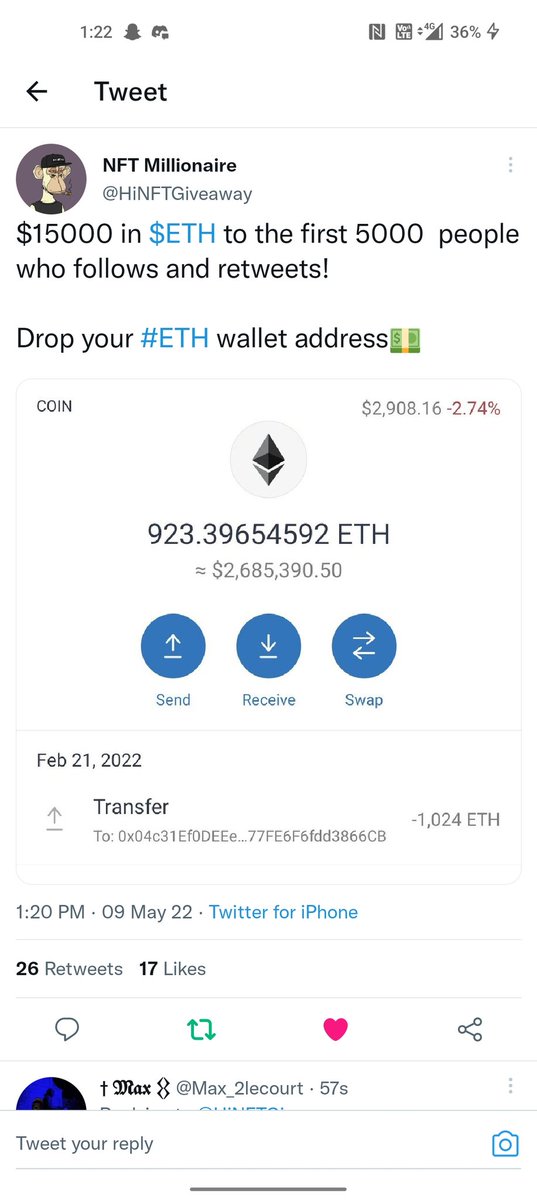 madan_d1's tweet photo. @HiNFTGiveaway See I have done everything perfectly with proof will show  and I know onething I'm not the winner 😂😂 most unlucky is me let's try this out 🫶 atleast this I'm lucky means here is my eth add ( 0xB6A86dce9919D1fb6BD3Ec07Bd674dE5266079E1 ) btw I'm doing this for my mom's hospital https://t.co/gWf5ca40h6