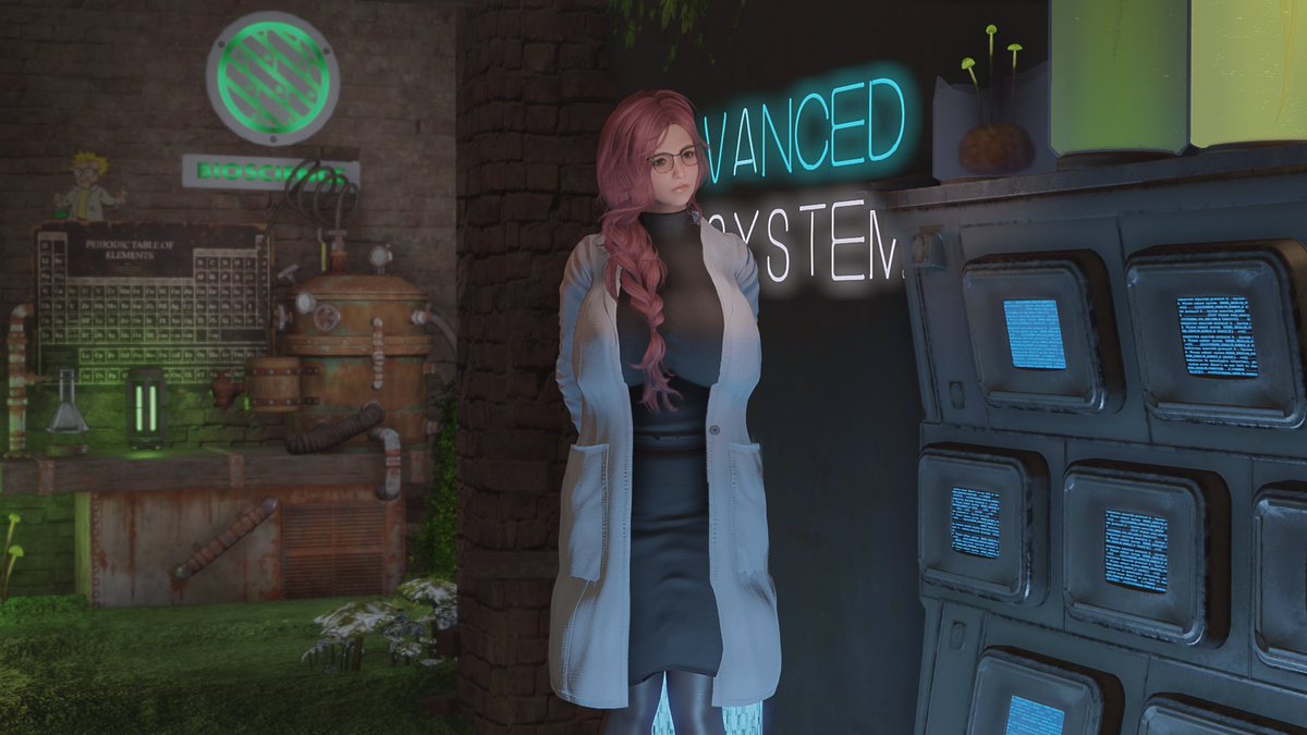 メガネと白衣で撮影！💊
#Fallout4 #フォールアウト4