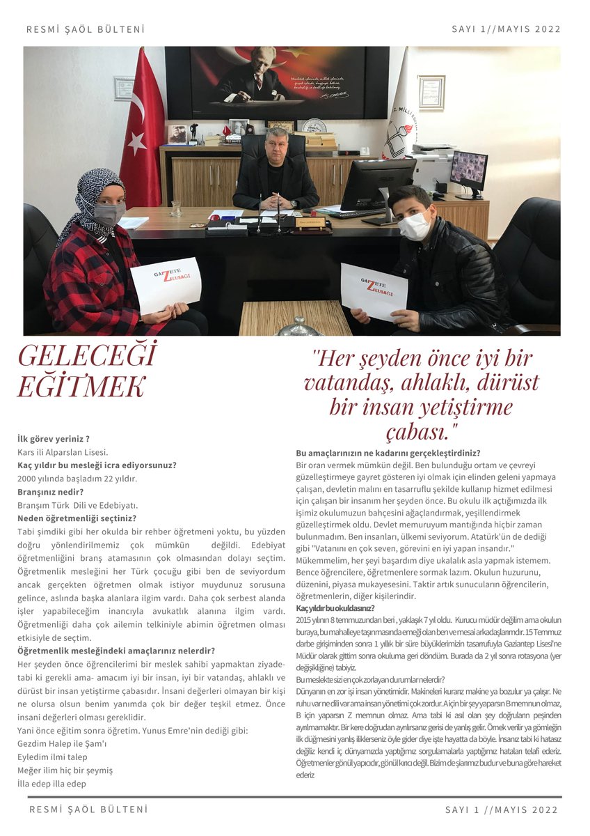 Okul gazetemiz GAZETE KUŞAĞI yayında!..
sehitademozenal.meb.k12.tr/icerikler/okul…
Emeği geçen öğretmen ve öğrencilerimize teşekkür ederiz.
<a href="/Gaziantep_MEM/">Gaziantep İl Millî Eğitim Müdürlüğü</a> <a href="/yasintepe/">Yasin TEPE</a> <a href="/erdalkilinc27/">Dr.Erdal KILINÇ</a> <a href="/sahinbeymem/">Şahinbey İlçe Milli Eğitim Müdürlüğü 🇹🇷</a> @omersahmarann <a href="/madamrumy/">Rümeysa</a>